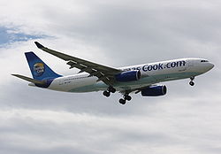 Ein Airbus A330-200 der Thomas Cook Airlines