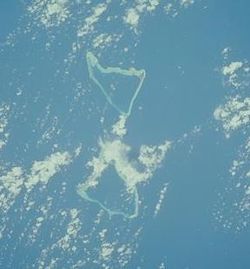 NASA-Bild von Toke (unten, oben Utirik)