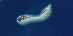 Landsat-Bild von Yorke Island