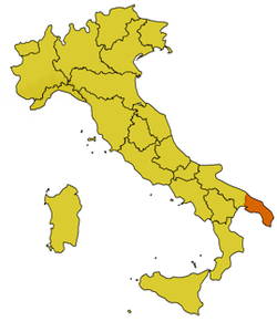 Karte von Salento