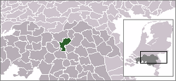 Lage der Gemeinde Sint-Michielsgestel in den Niederlanden