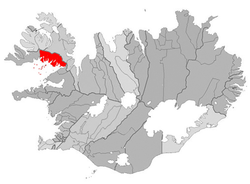 Lage von Landgemeinde Reykhólar