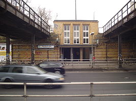 Nördlicher Eingang zum S-Bahnhof Yorckstraße (Großgörschenstraße)