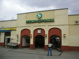 Eingang zum S-Bahnhof Köpenick