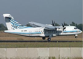 Eine ATR 42 der Air Botswana