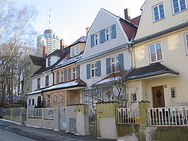 Typische Architektur im Rosenau- und Thelottviertel