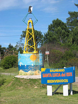 Ortseingang von Santa Lucía del Este