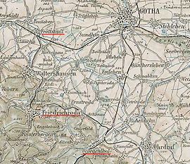 Strecke der Friedrichrodaer Bahn