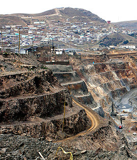 Der Bergbau bestimmt die Entwicklung der Stadt.