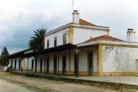 Historischer Bahnhof von Mora