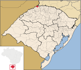Lage von Derrubadas in Rio Grande do Sul