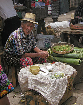 Marktszene in Sololá