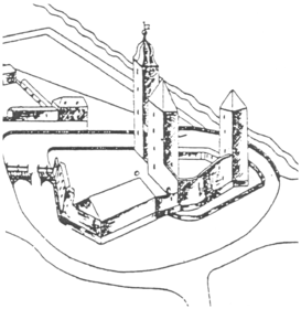 Burg Erffa (um 1685)