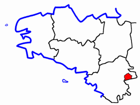 Lage des Kantons Ancenis