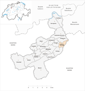 Karte von Kyburg-Buchegg