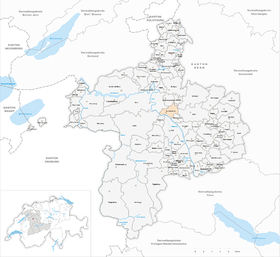 Karte von Muri bei Bern