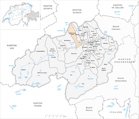 Karte von Waltensburg/Vuorz