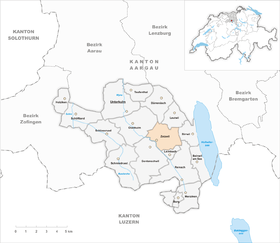 Karte von Zetzwil
