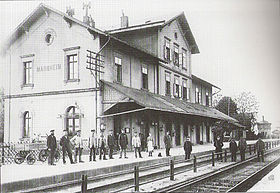 Bahnhof Marnheim (um 1900)