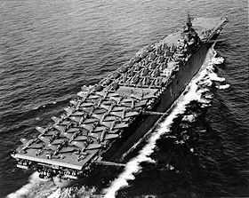 Die USS Essex im Mai 1943