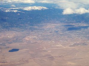 Luftaufnahme von Colorado Springs