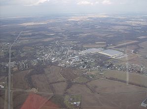 Luftaufnahme von Leesburg