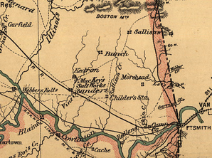 Karte von McKey 1887