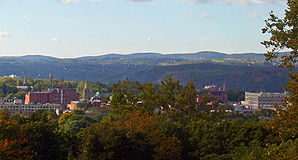 Ansicht nach Südwesten von College Hill, 2007
