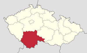 Lage von Jihočeský kraj   in Tschechien (anklickbare Karte)