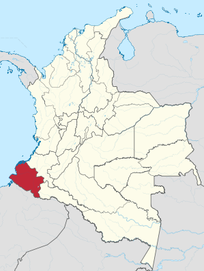 Lage von Nariño in Kolumbien