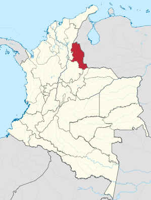 Lage von Norte de Santander in Kolumbien