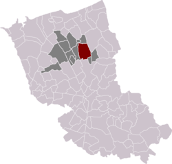Lage von Quaëdypre im Arrondissement Dünkirchen