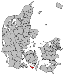 Karte von Ærø