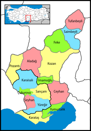 Adana districts.svg