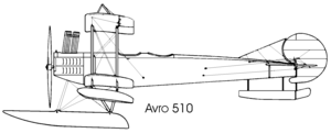 Seitenriß Avro 510