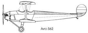 Seitenriss Avro 562