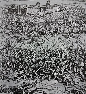 Schlacht bei Ravenna (zeitgenössische Darstellung)