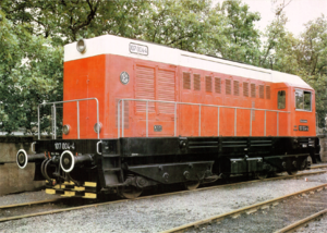 Lokomotive 107 004-4 der Deutschen Reichsbahn