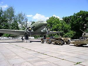 Lissunow Li-2 im Museum in Minsk