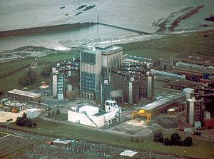 Das Kernkraftwerk Berkeley im November 1981