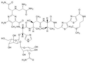 Strukturformel von Bleomycin A2