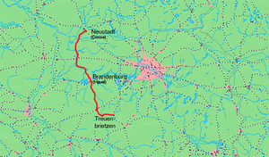 Strecke der Brandenburgische Städtebahn