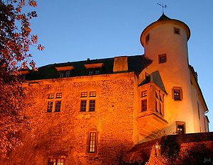 Burg Neuerburg - Abendliche Illumination