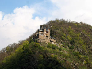 Die Burg Katz von St. Goar aus