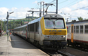 Reihe 3000 im Bahnhof Ettelbrück