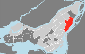 Lage von Mercier–Hochelaga-Maisonneuve in Montreal
