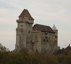 Burg Liechtenstein im Blick vom Kalenderberg
