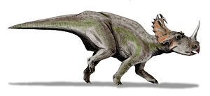 Lebendrekonstruktion von Centrosaurus