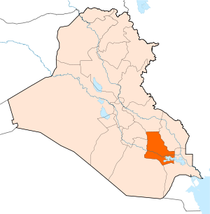 Das Gouvernement Dhi Qar im Irak