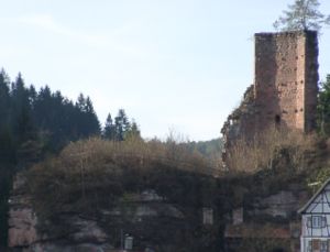 Ruine der Burg Elmstein